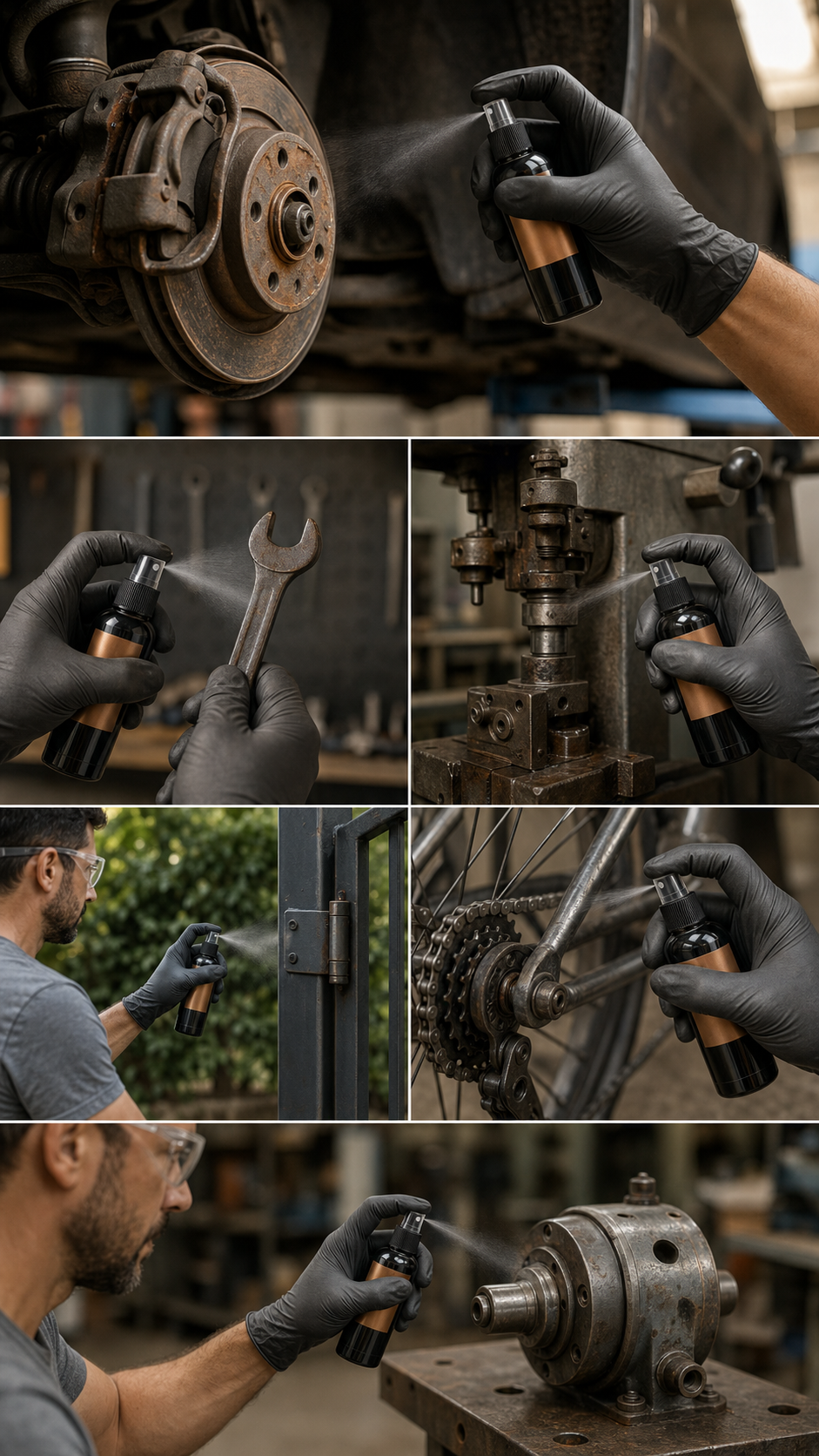 Spray eliminador de óxido - usos Story