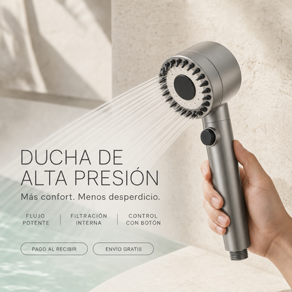 Alcachofa de ducha de alta presión - portada