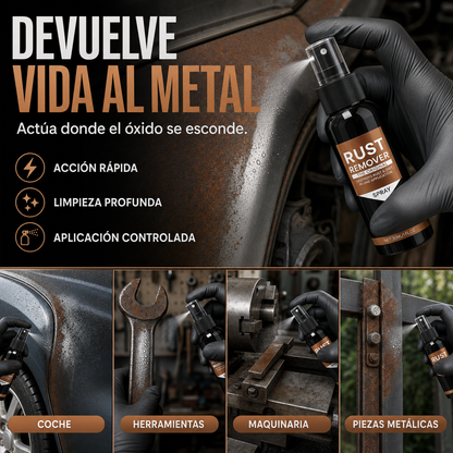 Spray eliminador de óxido - usos