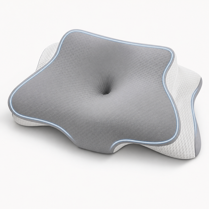 Almohada cervical mariposa gris - producto