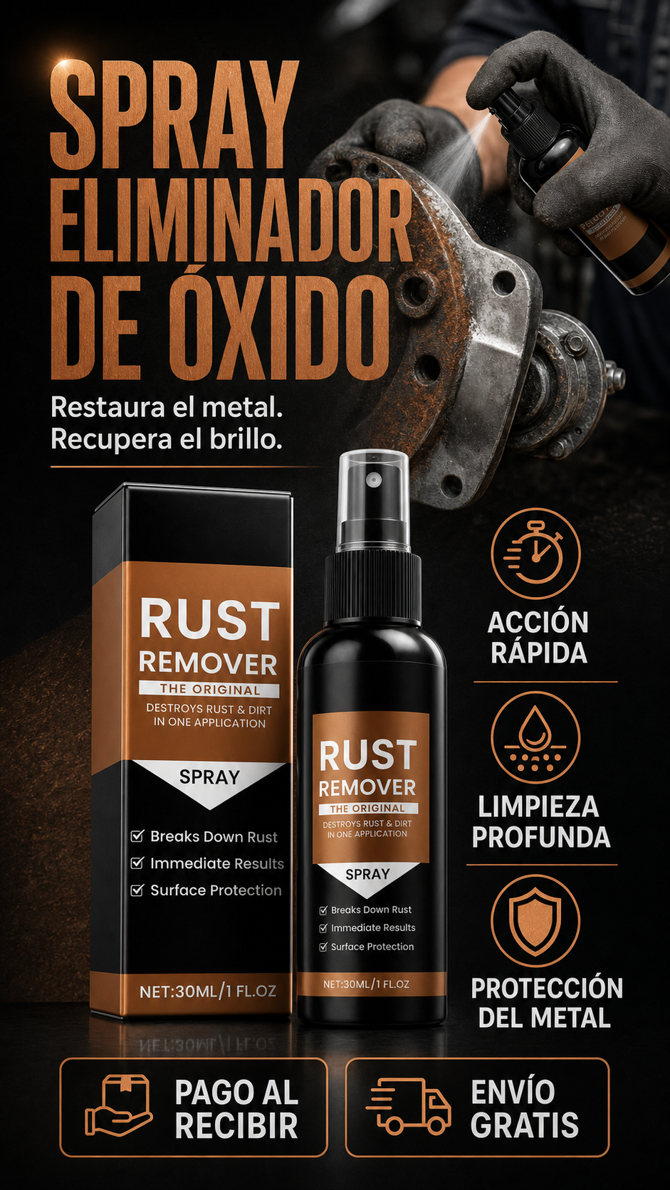 Spray eliminador de óxido - Story