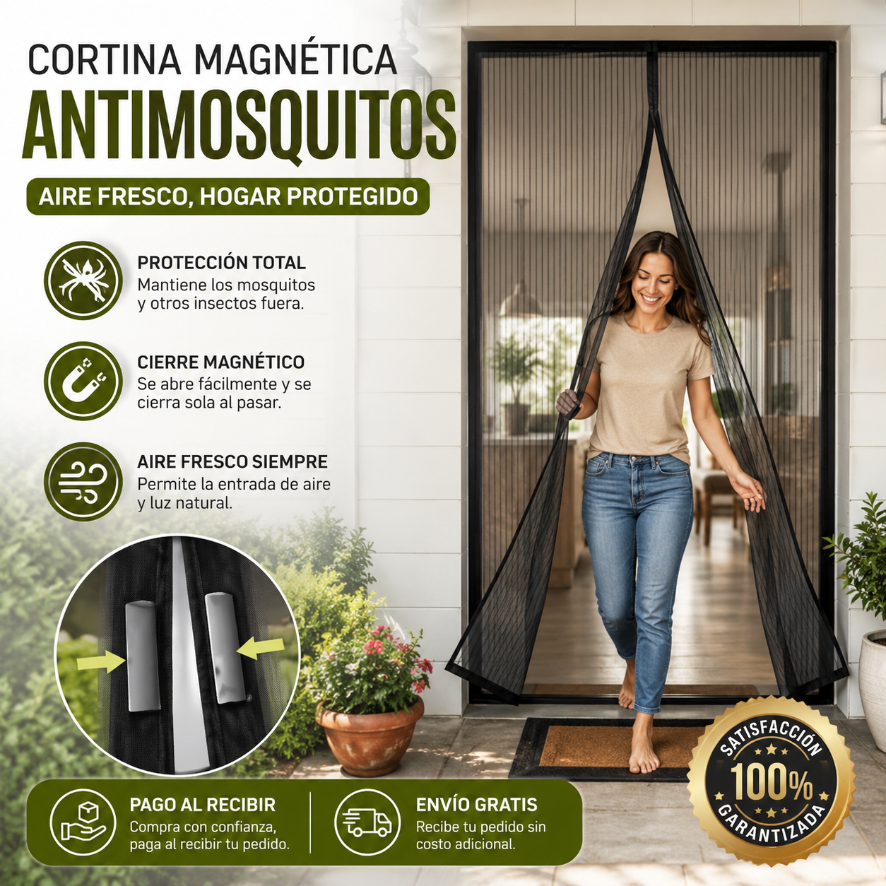 Cortina Magnética Antimosquitos