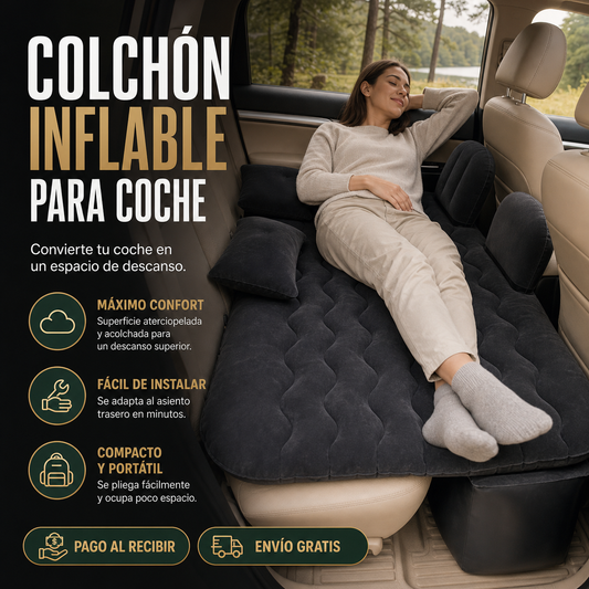Colchón inflable para coche - portada