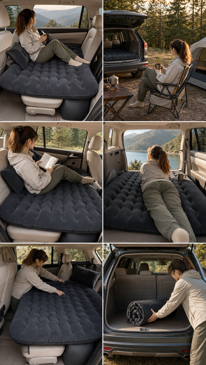 Colchón inflable para coche - usos Story